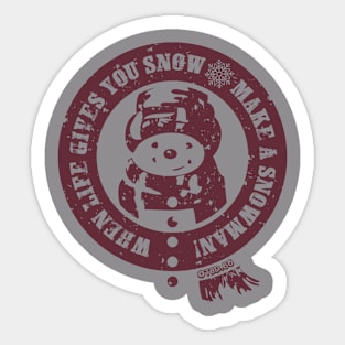 The Snowman Sticker